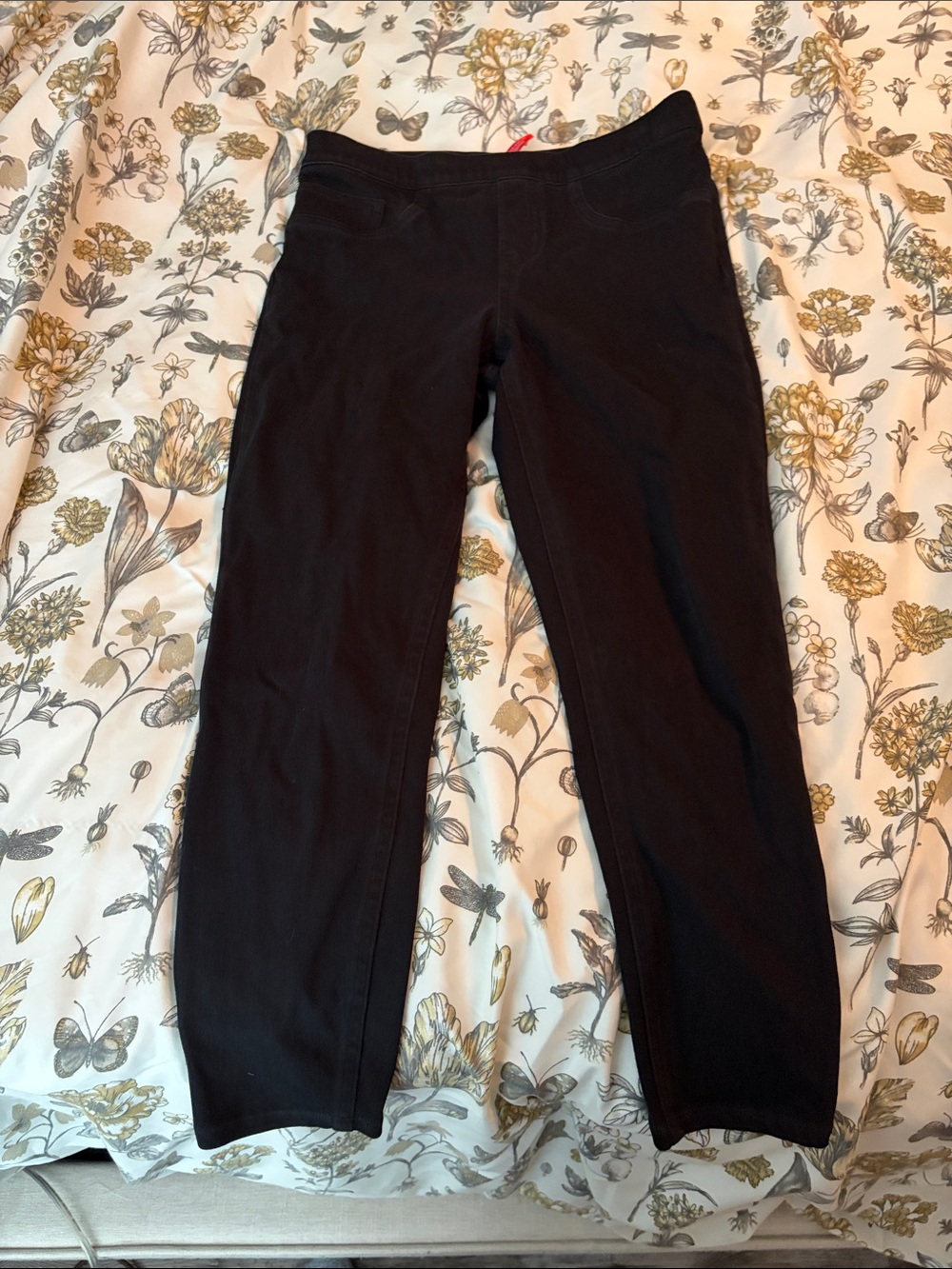 Spanx Black Stretch Ponte Pants